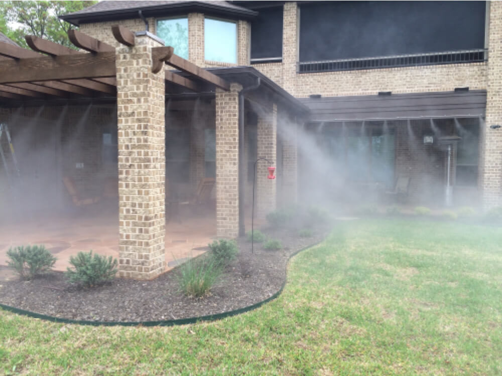 Stay Cool with Misting Stands and Water Timers