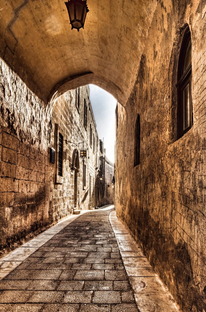 Mdina City Malta Cobblestones