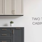 Two tone cabinets
