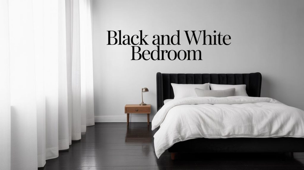 black and white bedroom black and white bedroom
