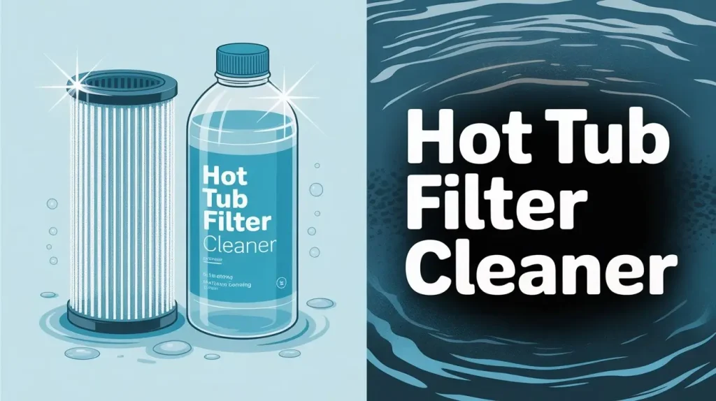 hot tub filter cleaner
