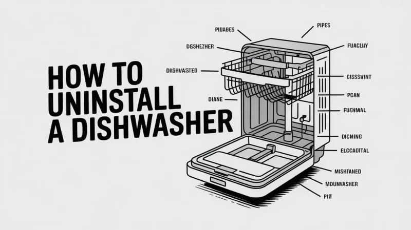 how to uninstall a dishwasher