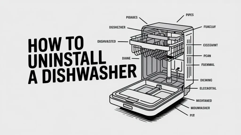 how to uninstall a dishwasher how to uninstall a dishwasher