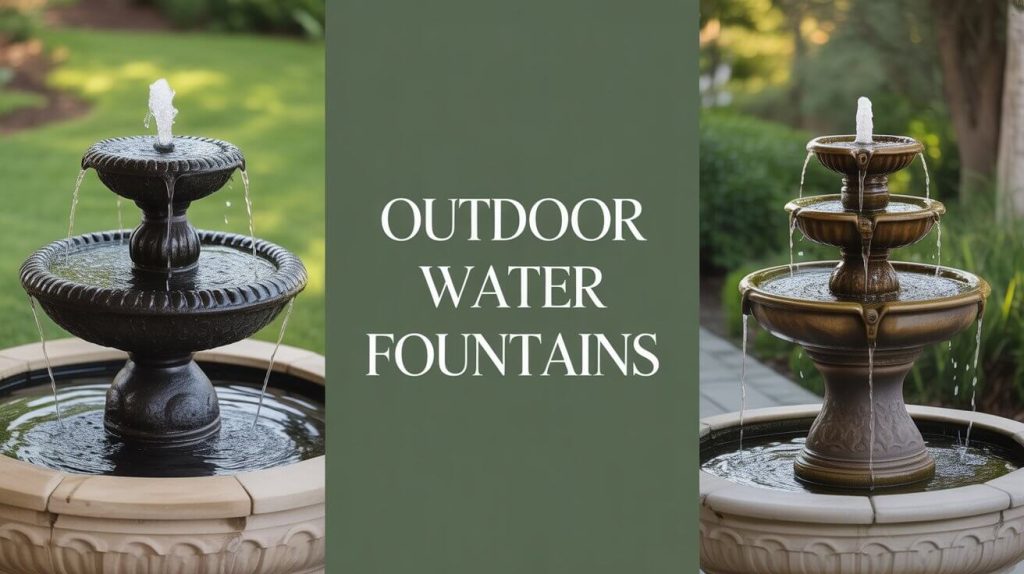 outdoor water fountains outdoor water fountains