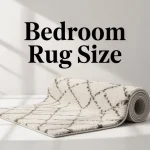 bedroom rug size