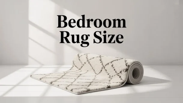 bedroom rug size