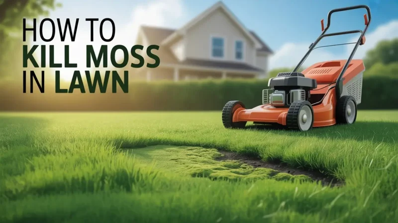 how to kill moss in lawn